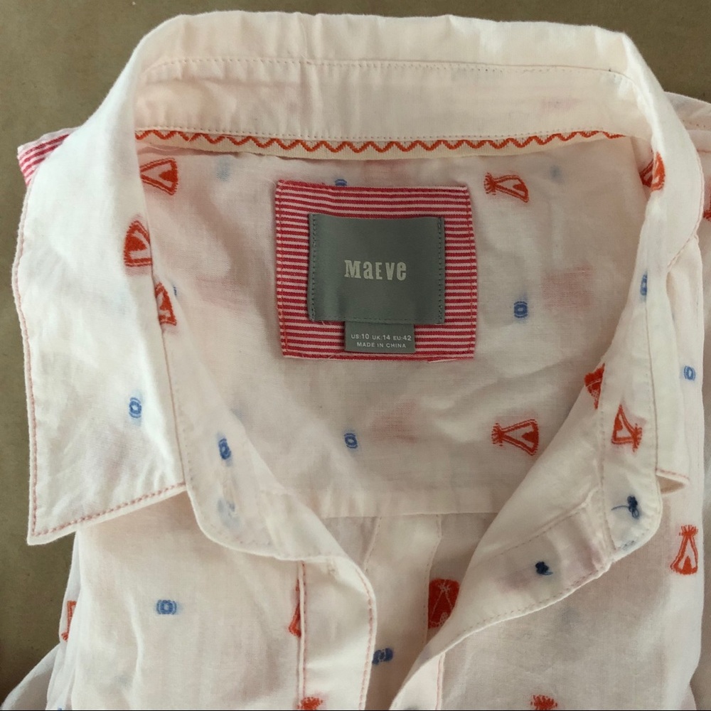 Maeve button down shirt
